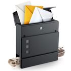 Humberg, skrzynka na listy, antracyt, 37-37-10,5 cm, HM-863