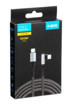 iBox, kabel USB-C, IKUTC100, PD100W, 2m