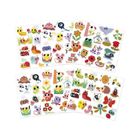 Janod, duże naklejki, zwierzęta w ogrodzie, 100 szt.