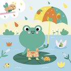 Janod, My arts & crafts, zestaw kreatywny, kolorowanka wodna