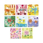 Janod, My arts & crafts, zestaw kreatywny, naklejki z filcu i magiczny pisak