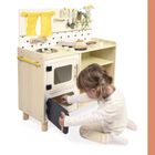 Janod, Shiny Grandma, drewniana kuchnia z 19 akcesoriami