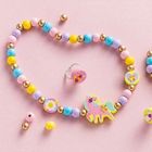 Janod, Tęczowa kraina, zestaw kreatywny do tworzenia biżuterii z drewna