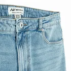 Jeansowe bermudy unisex z regulacją NOWEAR