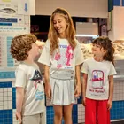 Jeansowe spódnico-spodenki z plisami Cool Club