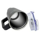 Kamille, stalowy kubek termiczny, termos, 1200 ml, z rączką i słomką