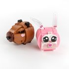 Kidea, Snapets, klocki, różowy królik, 75 elementów