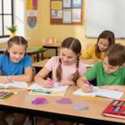 Kidea, zakreślacze z notesem, serce, 2w1