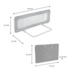 Kinderkraft, Guard and Dream, barierka do łóżka, light grey