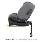 Kinderkraft, I-Fix, fotelik samochodowy, 61-150 cm, grey