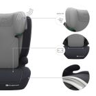 Kinderkraft, I-Spark 2 Plus, i-Size, fotelik samochodowy, grey, 100-150 cm