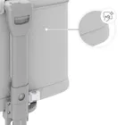 Kinderkraft, Nestee Grow 2, łóżeczko dostawne, light grey
