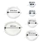 Kinghoff, zestaw pokrywek silikonowych, 6 szt., KH-1902