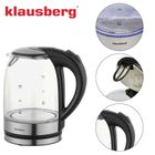 Klausberg, czajnik elektryczny szklany LED, 1,7l