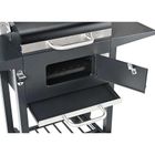 Klausberg, grill węglowy na kółkach z półkami, kb-9034
