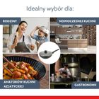 Klausberg, patelnia głęboka, marmurkowa, z pokrywą, 28cm, kb-7990