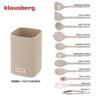Klausberg, zestaw 12 silikonowych przyborów kuchennych w stojaku, kb-9012