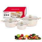 Klausberg, zestaw garnków marmurkowych, 6 elementów, kb-7960