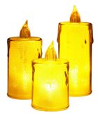 Koopman, świeca dekoracyjna LED, 8 cm