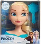Kraina Lodu, Elsa, głowa do stylizacji, zestaw ze szczotką