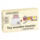 Kruzzel, toster, zestaw z akcesoriami, drewniany