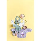 Lassig, Tiny Team, zestaw śliniaków z długim rękawem, kotek, 6m+