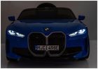 Lean Cars, BMW I4, pojazd na akumulator 4-4, JE1009, niebieski