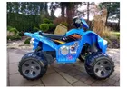 Lean Cars, quad, pojazd na akumulator, niebieski