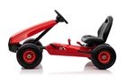 Lean Toys, Gokart, pojazd na pedały, czerwony