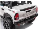 Lean Toys, Toyota Hilux, pojazd na akumulator, biały