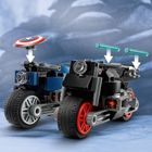 LEGO Marvel, Motocykle Czarnej Wdowy i Kapitana Ameryki, 76260