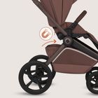Lionelo, Freya, wózek wielofunkcyjny, składana gondola, 2w1, brown chocolate