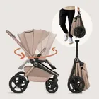 Lionelo, Freya, wózek wielofunkcyjny, składana gondola, 3w1, beige sand