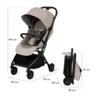 Lionelo, Sia, wózek spacerowy, beige sand