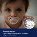 Lovi, CapiChill Girl, smoczek dynamiczny, silikonowy, 0-6m, 2 szt.