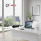 Maclean, listwa zasilająca, 3 gniazda, 3xUSB, 110-240V AC, 50/60HZ, 2.1A MAX 2500W, czarna, 1,5m