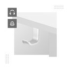 Mark Adler, Leader 7.0, biurko z regulacją wysokości, White, 120 cm