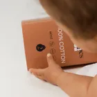 Mayola, waciki bawełniane w taśmie, 9-10 cm, 60 szt.