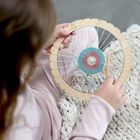 Micki, krosno okrągłe, ramka do tkania, zestaw kreatywny, 21 cm