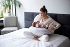 Motherhood, Różowe Gałązki, poduszka ciążowa, do karmienia