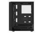Natec, Fury Shobo SH4 RGB Midi Tower, obudowa komputerowa z oknem, czarna