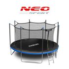 Neo-Sport, trampolina ogrodowa z siatką wewnętrzną i drabinką, 13ft/404 cm