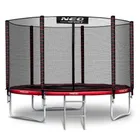 Neo-Sport, trampolina ogrodowa z siatką zewnętrzną i drabinką, 183 cm