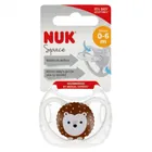 Nuk, Space, smoczek uspokajający, silikonowy, 0-6m, 1 szt