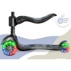 Nukido, Flippo, hulajnoga 3-kołowa, balansowa, z siedziskiem, czarna