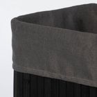 Nuxio, Sade, bambusowy kosz na pranie, 80l