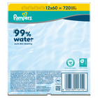 Pampers, 99% Water, chusteczki nawilżane dla dzieci, 12-60 szt.