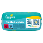Pampers, Fresh Clean, chusteczki nawilżane dla dzieci, 3-80 szt.