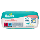 Pampers, Sensitive, chusteczki nawilżane dla dzieci, 3-80 szt.