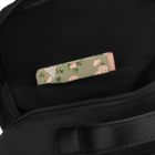 Peterson, plecak z uchwytem na walizkę, nylonowy, czarny